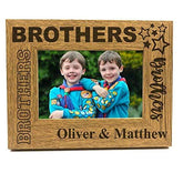 Brothers Sentiment Personalised Photo Frame Gift - ukgiftstoreonline