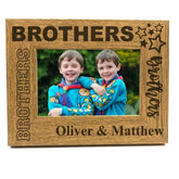 Brothers Sentiment Personalised Photo Frame Gift - ukgiftstoreonline