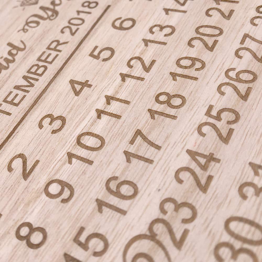 Engagement Gift Engraved Personalised Keepsake Box With Date - ukgiftstoreonline