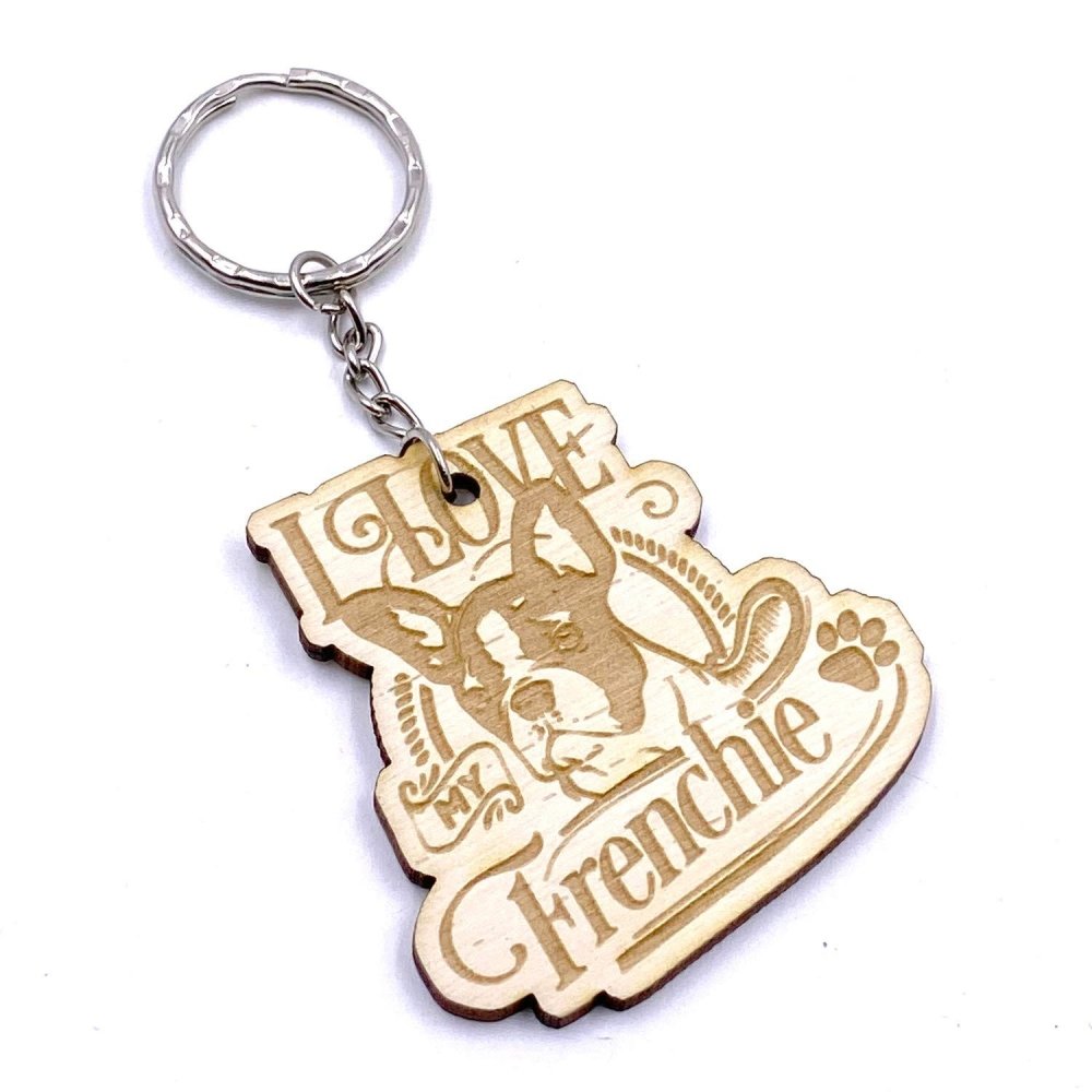 French Bulldog keyring or Bag Charm Gift - ukgiftstoreonline