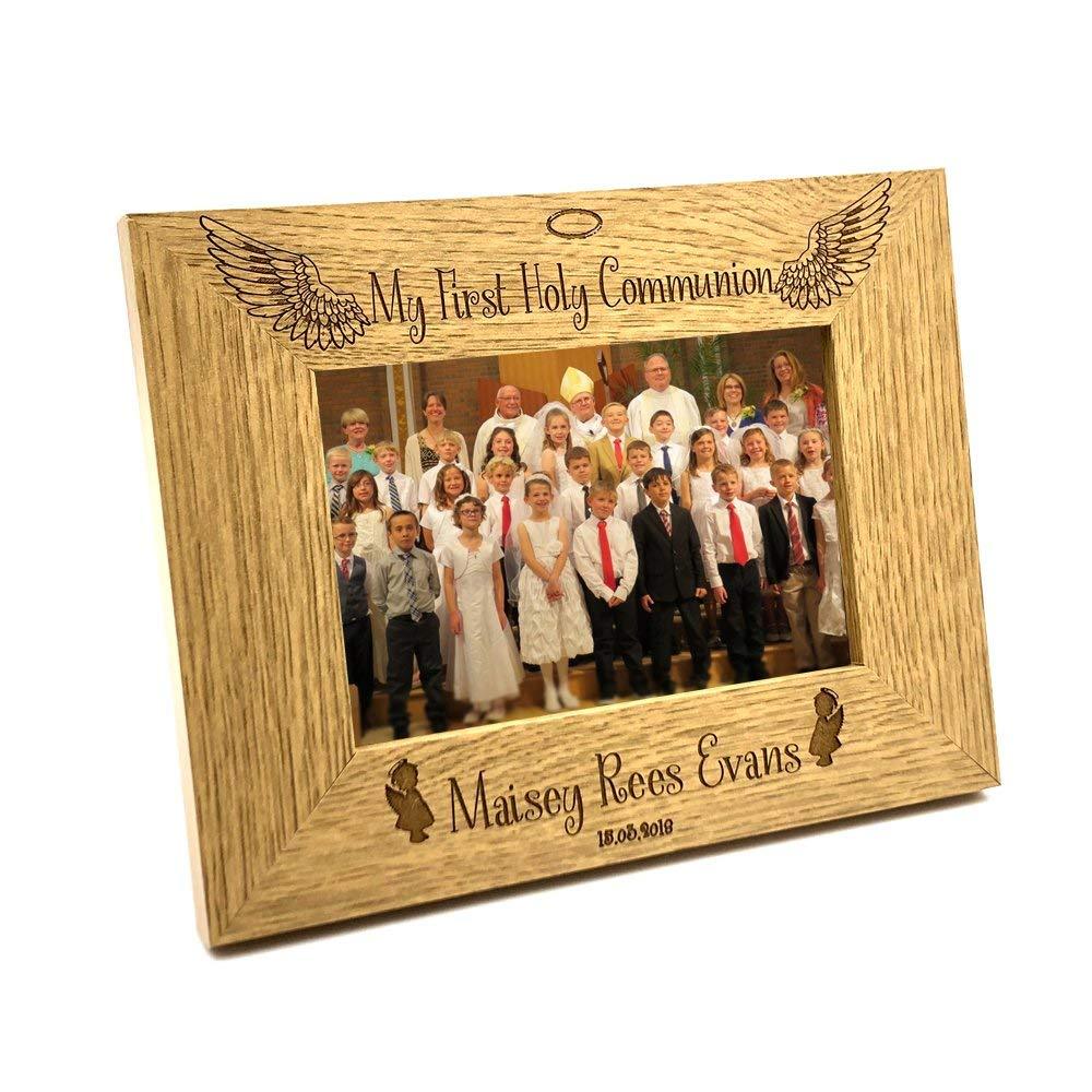 Girls First Holy Communion Personalised Photo Frame Gift - ukgiftstoreonline