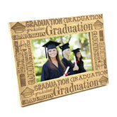Graduation Script Wooden Photo Frame Gift - ukgiftstoreonline