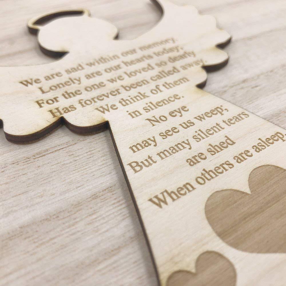 Guardian Angel Memorial Remembrance Large Memories Keepsake Box Keepsake Memory Box Raised Words