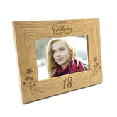 Happy 18th Birthday Wooden Photo Frame Gift - ukgiftstoreonline