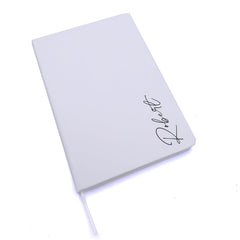 Personalised any name in black notebook Gift Personalised Notebook ukgiftstoreonline