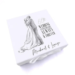 Personalised 60th Anniversary Keepsake Memory Box Married Couple Gift