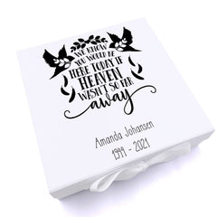 ukgiftstoreonline Personalised We Know You Would Be Here Remembrance Keepsake Memory Box