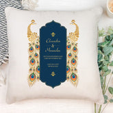 Personalised Indian Themed Wedding Cushion Gift
