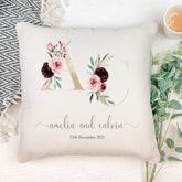 Personalised Initials Wedding Cushion Gift