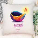 Personalised Diwali Special Cushion Gift Personalised Cushion Gifts ukgiftstoreonline