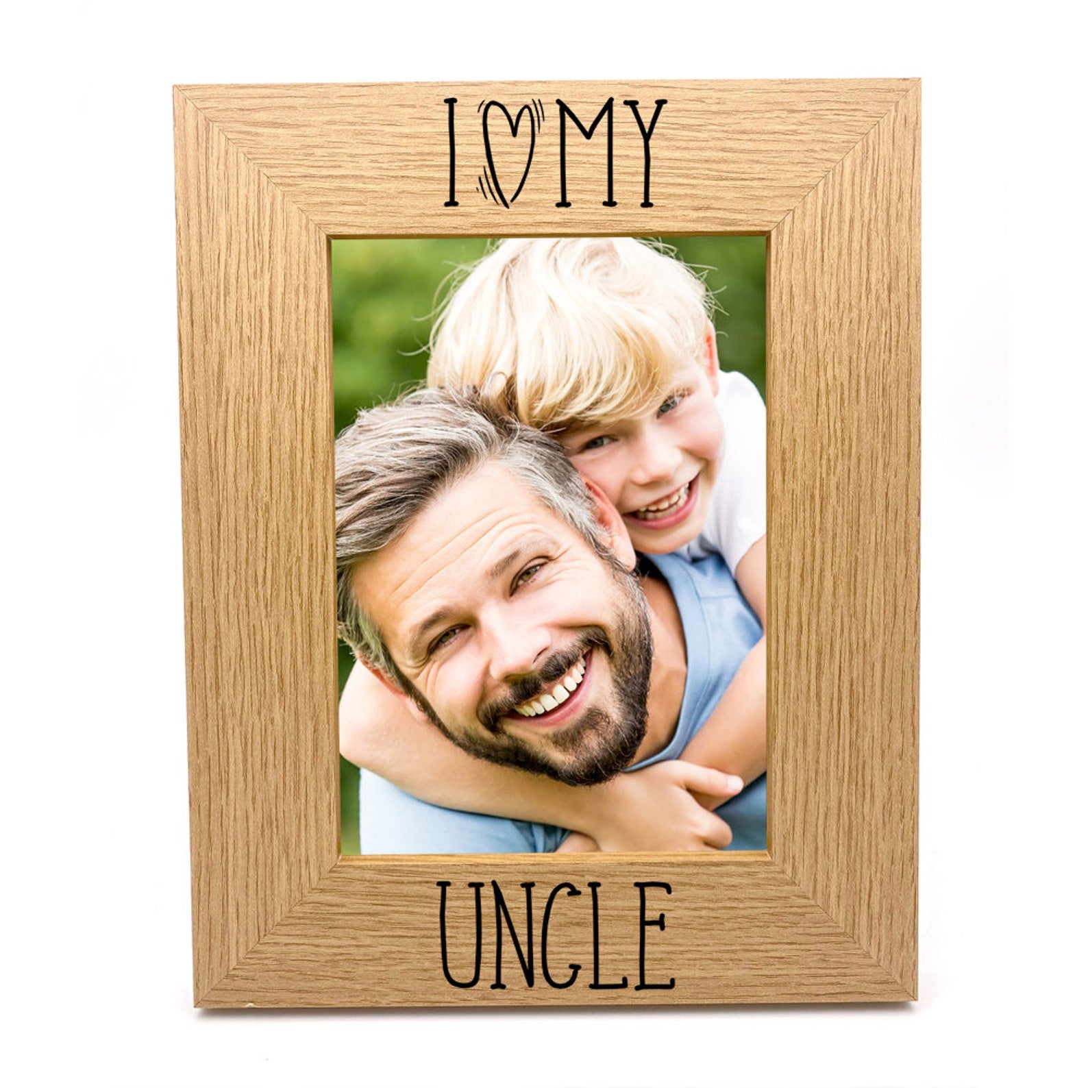 I heart my Uncle photo frame Uncle Photo Frame ukgiftstoreonline 4 x 6 Inch