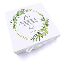 Personalised Mother Of The Bride Wedding Keepsake Box Gift