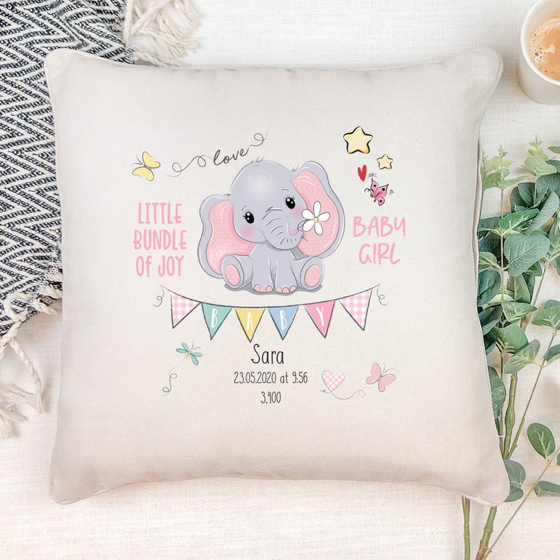 Personalised Baby Boy Nursery Cushion Gift – ukgiftstoreonline