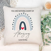 Personalised You Are Nothing Short of Amazing Cushion Gift Personalised Cushion Gifts ukgiftstoreonline