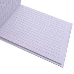 Personalised Wedding Gift Guest Book With Gold Ring Design