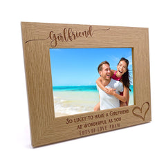 Personalised Girlfriend As Wonderful As You Photo Frame gift