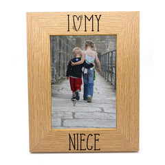 I heart my niece photo frame