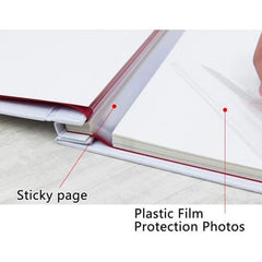 Personalised Baptism Photo Album Linen Cover With Green cross