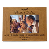 Personalised Parents Of The Bride or Groom Wedding Photo Picture Frame