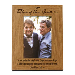 Personalised Father Of The Groom Wedding Photo Picture Frame Portrait