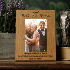 Personalised Mother Of The Groom Wedding Photo Picture Frame Portrait