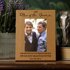 Personalised Father Of The Groom Wedding Photo Picture Frame Portrait