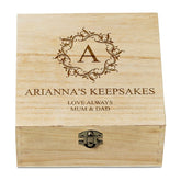 ukgiftstoreonline Personalised Elegant Baby Memory Newborn Keepsake Box Gift