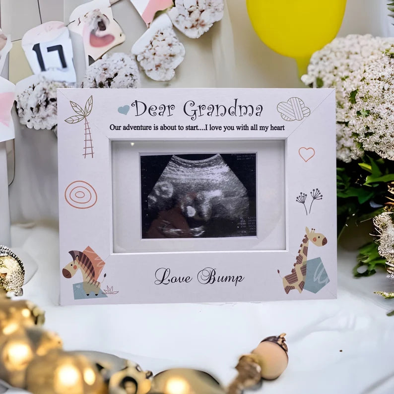 Baby Announcement Grandma to be Scan Photo Frame Gift Baby Photo Frame ukgiftstoreonline