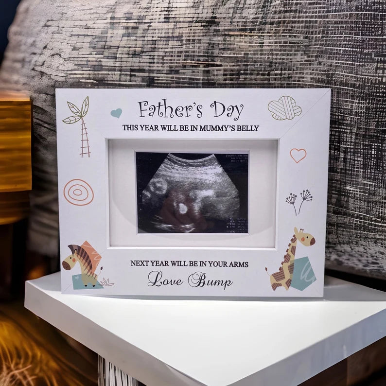 Baby Announcement Daddy to be Scan Photo Frame Father's Day Gift Baby Photo Frame ukgiftstoreonline