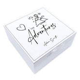 ukgiftstoreonline Personalised Our Adventures Vintage Wooden Box Love Gift