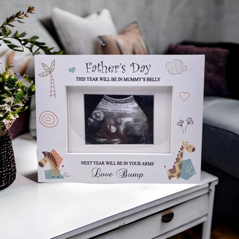Baby Announcement Daddy to be Scan Photo Frame Father's Day Gift Baby Photo Frame ukgiftstoreonline