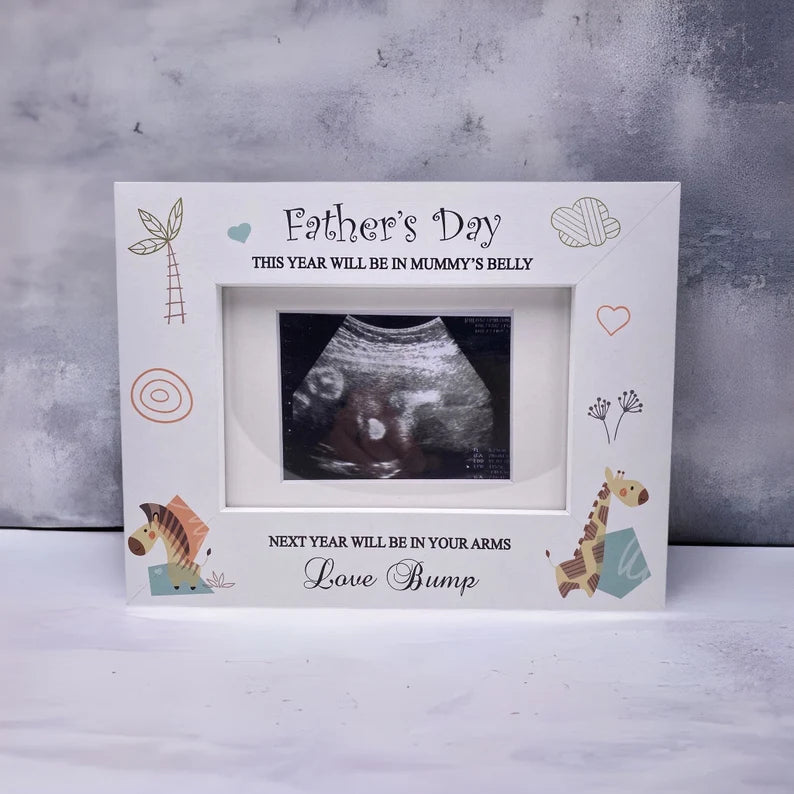 Baby Announcement Daddy to be Scan Photo Frame Father's Day Gift Baby Photo Frame ukgiftstoreonline