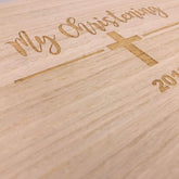 Large Wooden Christening Keepsake Memories Box Gift - ukgiftstoreonline