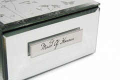 Maid Of Honour Gift Beautiful Mirror Butterfly Jewellery Box Personalised Jewellery Box ukgiftstoreonline