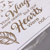 Memorial Remembrance Keepsake Box Vintage Style wooden Memories - ukgiftstoreonline