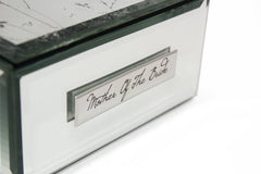 Mother Of The Bride Gift Beautiful Mirror Butterfly Jewellery Box Personalised Jewellery Box ukgiftstoreonline