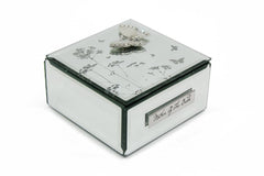 Mother Of The Bride Gift Beautiful Mirror Butterfly Jewellery Box Personalised Jewellery Box ukgiftstoreonline