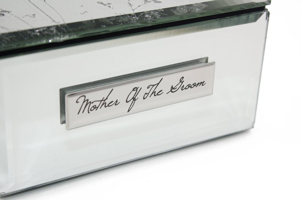 Mother Of The Groom Gift Beautiful Mirror Butterfly Jewellery Box Personalised Jewellery Box ukgiftstoreonline
