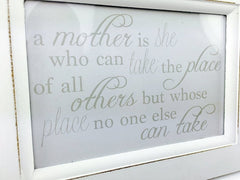 New Mum Baby Photo Frame Gift With Sentiments - ukgiftstoreonline