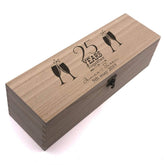 Personalised 25th Anniversary Champagne or Wine Bottle Holder Gift - ukgiftstoreonline