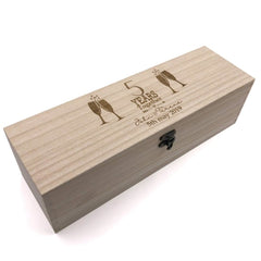 Personalised 5th Anniversary Champagne or Wine Bottle Holder Gift - ukgiftstoreonline