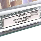 Personalised 60th Diamond Anniversary Crystal Border Photo Frame Gift - ukgiftstoreonline