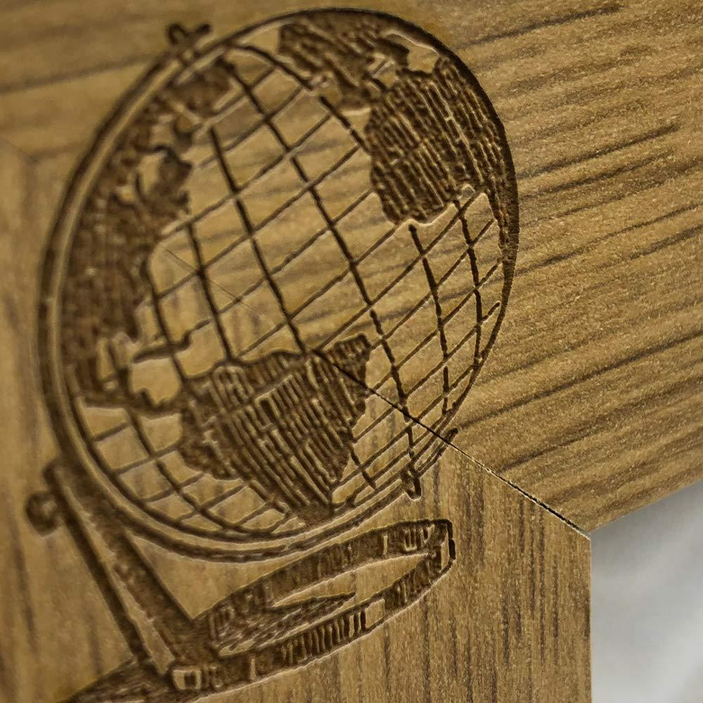 Personalised Adventures Travel Holiday Wooden Double photo frame - ukgiftstoreonline