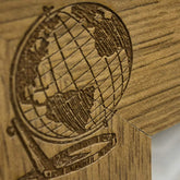 Personalised Adventures Travel Holiday Wooden Double photo frame - ukgiftstoreonline