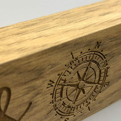 Personalised Adventures Travel Holiday Wooden Triple picture photo frame - ukgiftstoreonline