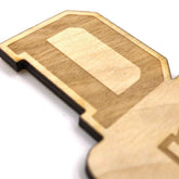 Personalised Alphabet and Name Wooden Bookmark Gifts - ukgiftstoreonline