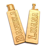 Personalised Alphabet and Name Wooden Bookmark Gifts - ukgiftstoreonline