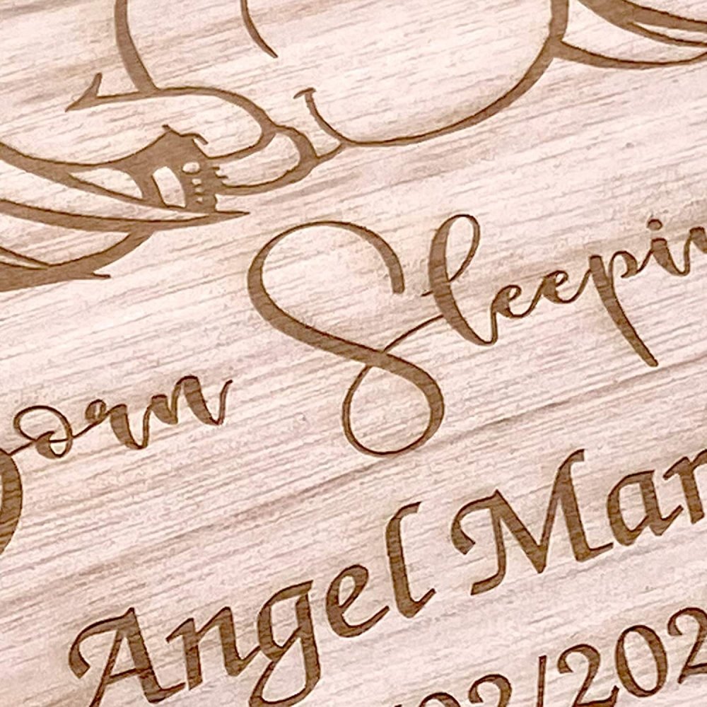 Personalised Baby Born Sleeping Keepsake Memory Box - ukgiftstoreonline