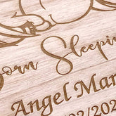 Personalised Baby Born Sleeping Keepsake Memory Box - ukgiftstoreonline