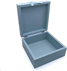 Personalised Baby Boy Blue Keepsake Memories Box Animal Themed - ukgiftstoreonline
